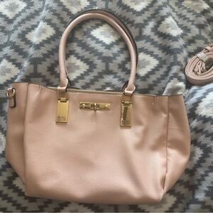 Marc Jacobs Blush Pink Tote with Gold Accents & never used shoulder strap
